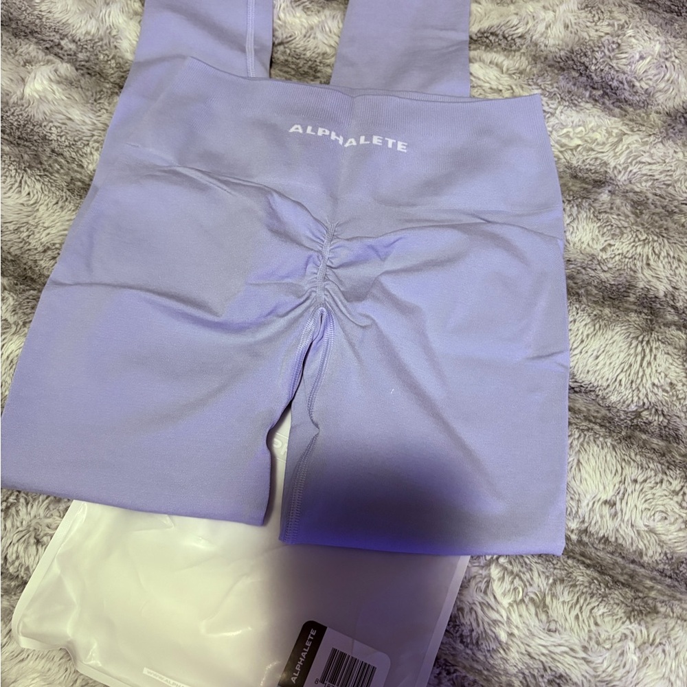Alphalete mystic blue amplify leggings